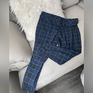Plaid leggings